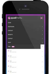 Quadmenu Mobile